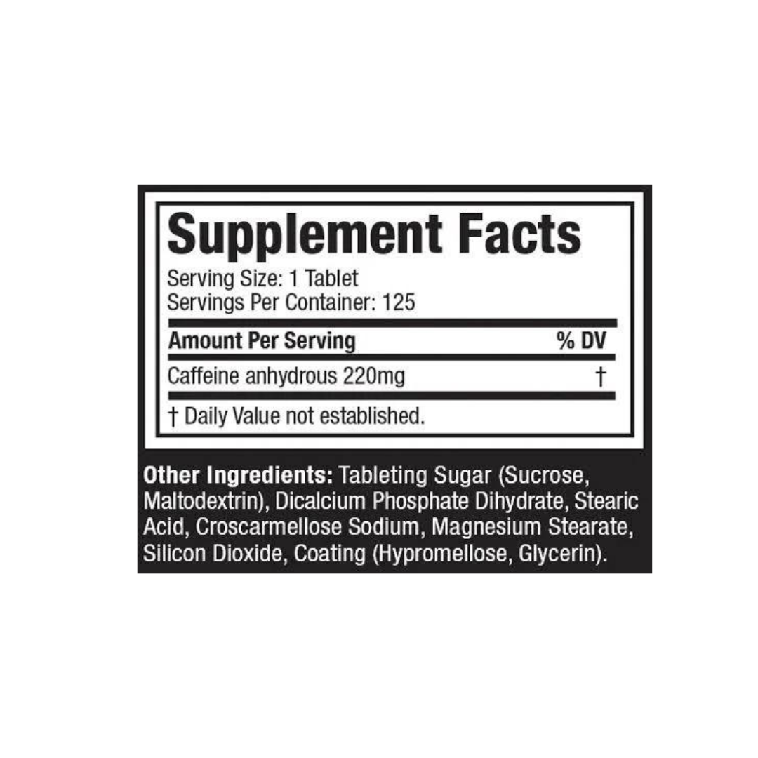CAFEINA MUSCLETECH 220MG / 125 CÁPSULAS