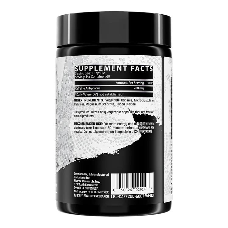 CAFEINA NUTREX 200MG / 60 CÁPSULAS