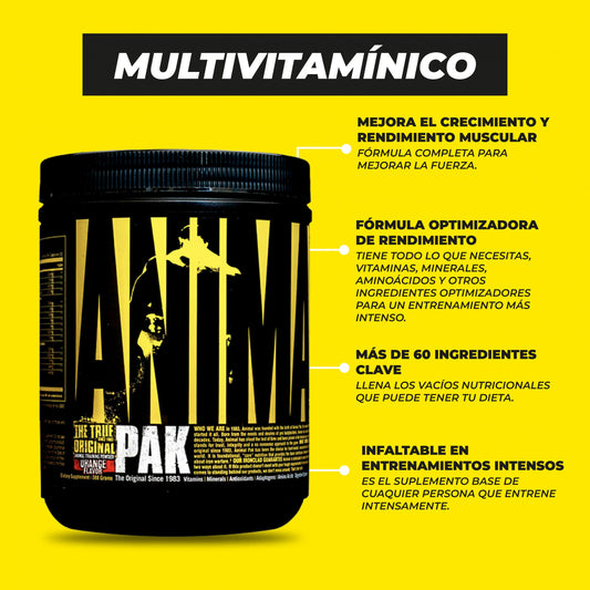 MULTIVITAMÍNICO ANIMAL PAK POWDER
